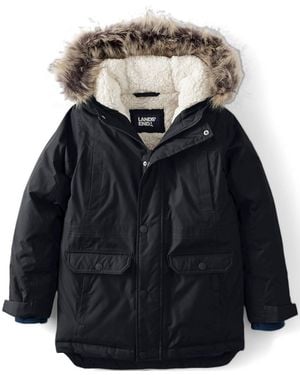 Lands' End Girls Expedition Waterproof Winter Down Parka - Black