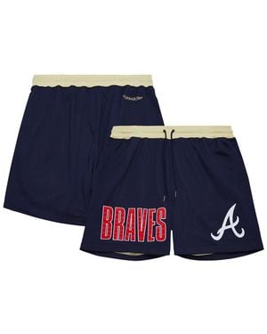 Mitchell & Ness Atlanta Braves Og 2.0 Fashion Shorts - Blue