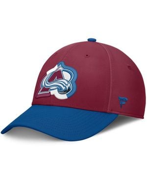 Fanatics /navy Colorado Avalanche Stretch Hat - Red