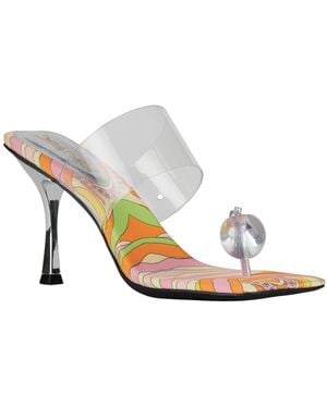 Jeffrey Campbell Aqueous Embellished High-heel Dress Mules - White