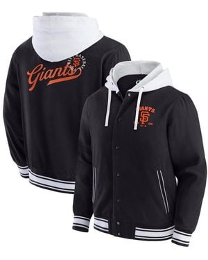 Fanatics Darius Rucker Collection By San Francisco Giants Full-snap Hooded Jacket - Black