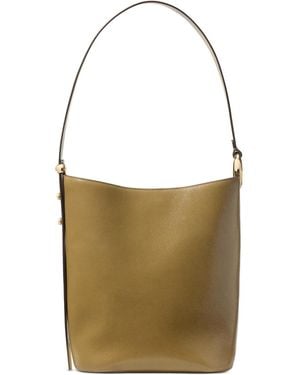 Kate Spade Halo Medium Smooth Leather Bucket Bag - Green