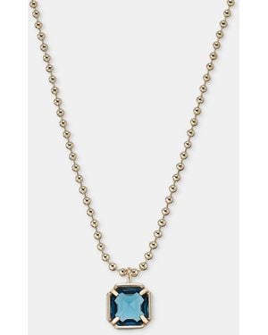 Ralph Lauren Gold-tone 16" Montana Pendant Necklace - White