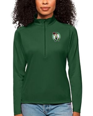 Antigua Boston Celtics Tribute Half-zip Sweatshirt - Green