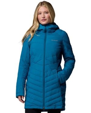 Columbia Joy Peak Ii Puffer Hooded Lightweight Jacket - Blue