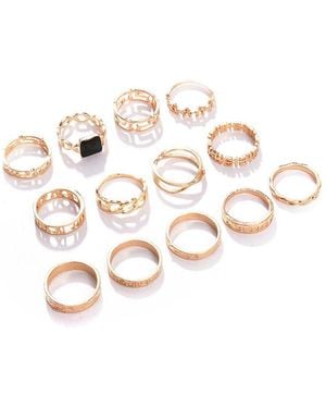 SOH Minimal Multi-layer Ring - Metallic