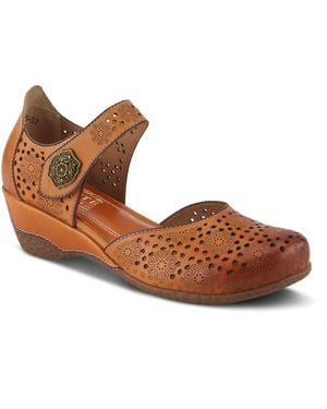 L'ARTISTE Americana Wedge Mary Jane - Brown