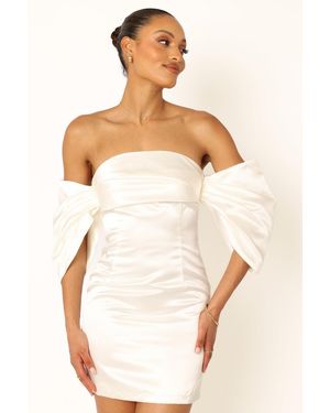 Petal & Pup Nisha Strapless Mini Dress - White