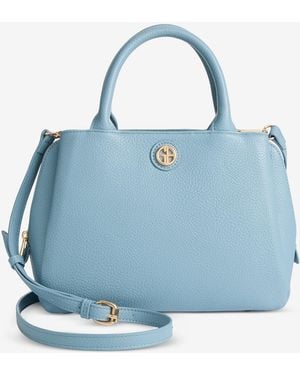 Giani Bernini Pebble Small Satchel Bag - Blue