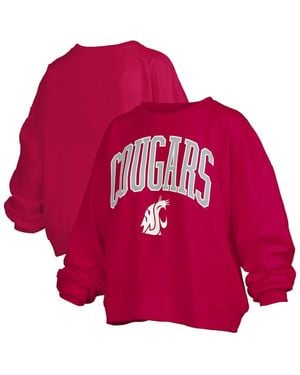 Pressbox Washington State Cougars Janise Fleece Sweatshirt - Red