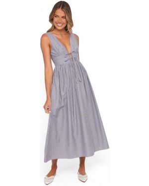 Petal & Pup Annora Midi Dress - Purple
