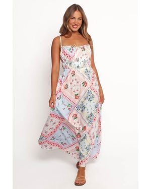 Petal & Pup Delfina Midi Dress - White