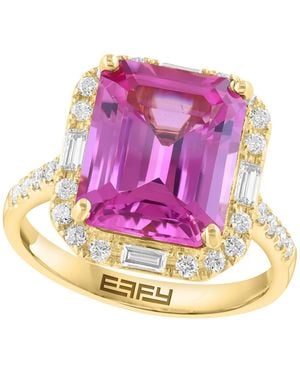 Effy Lab-grown Pink Sapphire (6-7/8 Ct. T.w.