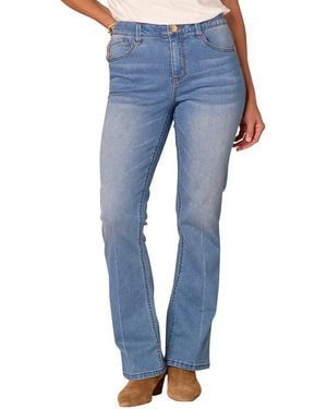 Democracy "ab"solution High Rise Itty Bitty Bootcut Jeans - Blue