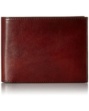 Bosca Old Leather Continental Id Wallet - Red