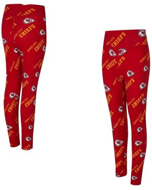 Concepts Sport Kansas City Chiefs Mosaic Allover Print leggings - Red