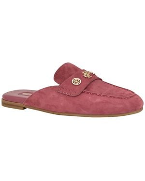 Guess Aydeena Slip-on Mule Flats - Red