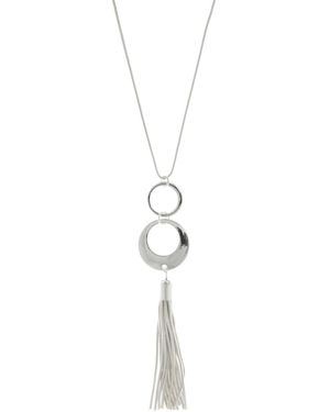 Nine West Long Tassel Pendant - Metallic