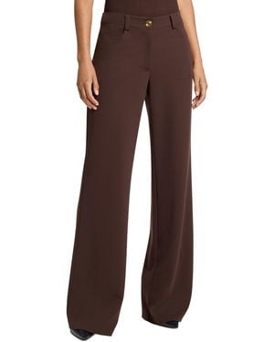 Michael Kors High-waisted Bootcut Pants - Brown
