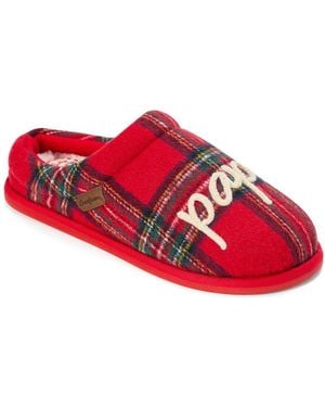 Dearfoams Cozy Clog Slippers - Red