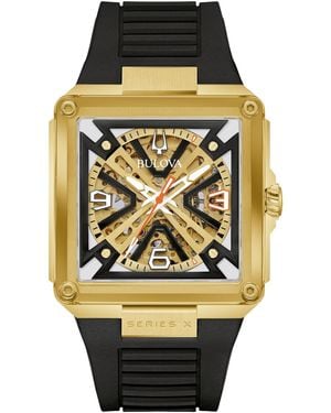 Bulova Limited Edition 150th Anniversary Marc Anthony Series X Se Automatic Hnbr Rubber Strap Watch 39mm - Metallic