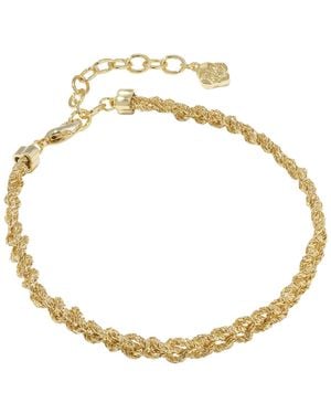 Kendra Scott 14k -plated Gabriella Braided Chain Bracelet - Metallic