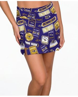 Concepts Sport Baltimore Ravens Grady High-waisted Mini Pull-on Skort - Blue