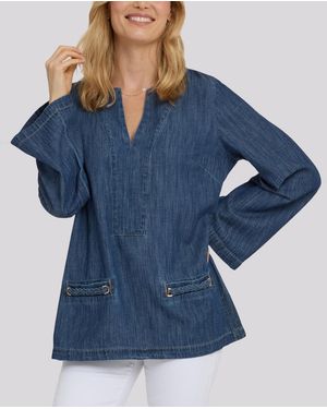 NYDJ Denim Tunic Top - Blue