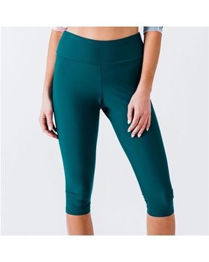 Calypsa Capri Swim leggings - Blue