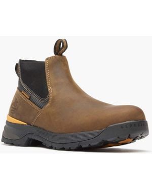 Georgia Boot Tbd Waterproof Chelsea Work Boot - Brown