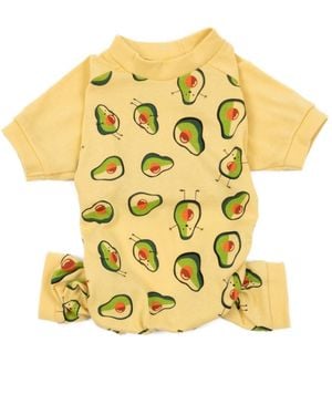 Leveret Dog Cotton Pajama - Metallic