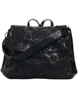 Desigual Medium Paisley Backpack - Black