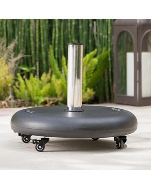 Streamdale Furniture Streamdale Wheelie Umbrella Base Secure Shade For Outdoor Comfort - Green