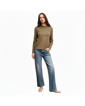 M.M.LaFleur Raquel Long-sleeve Tee - Blue