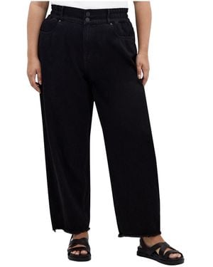City Chic Plus Size Stretch Waist Jean - Black