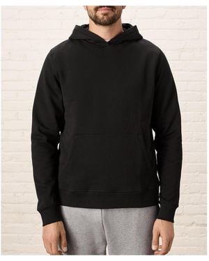 Pact Organic Cotton Cloud Brushed Fleece Pullover Hoodie - Black