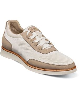 Florsheim Launch Knit Elastic Lace Slip On Sneaker - White