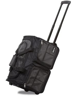 World Traveler Dejuno Expedition Pro 20-inch Carry-on Rolling Duffle Bag - Black