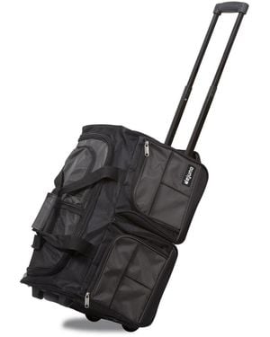 World Traveler Dejuno Expedition Pro 20-inch Carry-on Rolling Duffle Bag - Black