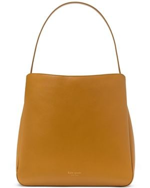 Kate Spade Grace Medium Leather Hobo Bag - Natural