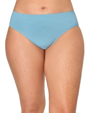 Bali One Smooth U All-over Smoothing Hi Cut Brief Underwear 2362 - Blue