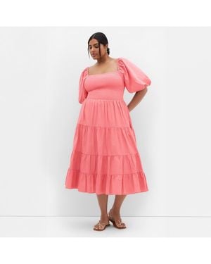 City Chic Plus Size Ariella Dress - Pink
