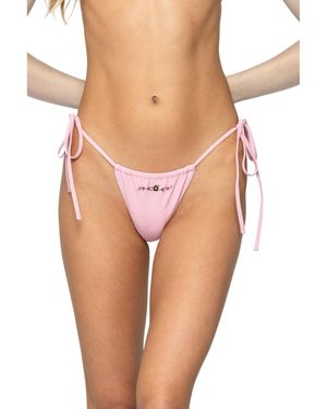 Edikted Coralle String Bikini Bottom - Pink