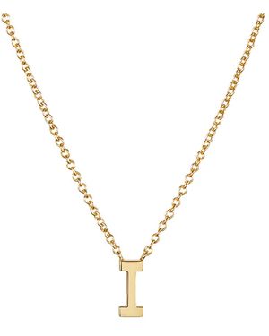 Ana Luisa Gold Initial Necklace - Black