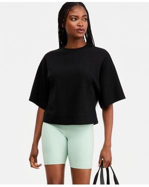 ID Ideology Rub Slub Short-sleeve Top - Pink