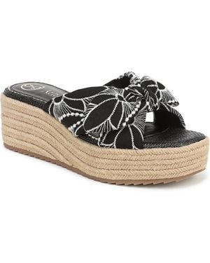 Sam & Libby Chelsea Platform Slide Sandals - Black