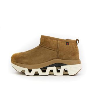 Pinnip Winter Booties With Stability Sole Snoworca Short - Natural