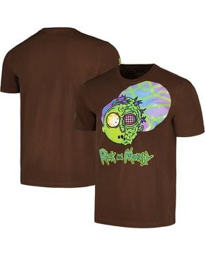 FREEZE MAX And Rick And Morty Morty T-shirt - Brown