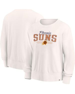 Fanatics Phoenix Suns Close The Game Pullover Sweatshirt - White