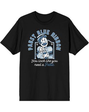 Pabst Blue Ribbon You Look Like You Need A Pabst T-shirt-3xl - Black